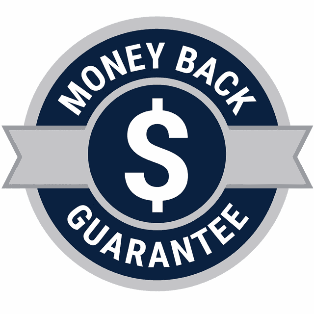 100% Money Back Guarantee