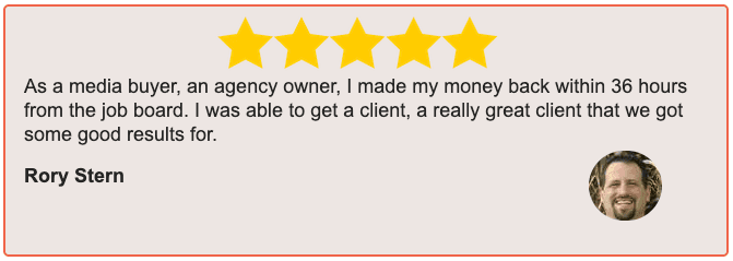 Rory Stern Testimonial - Made money back within 36 hours